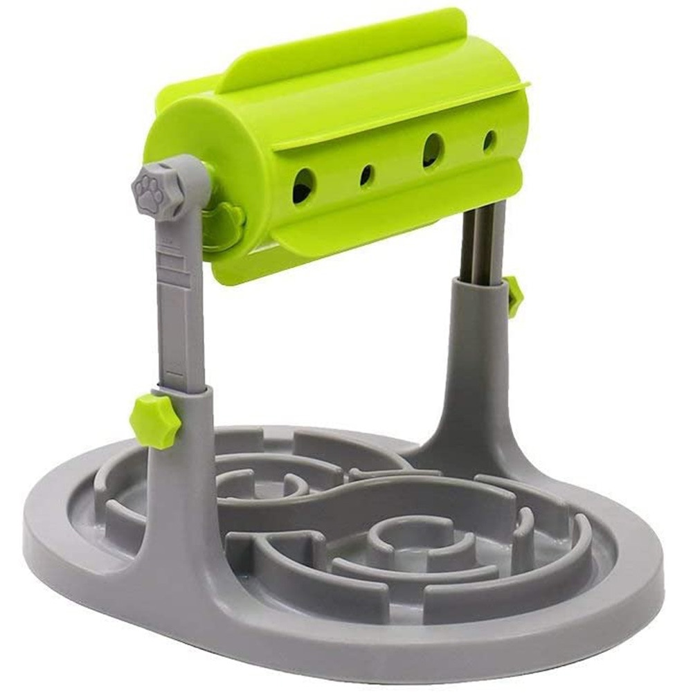 Dog Cat IQ Interactive Food Puzzle Toy Dogs Treat Boredom Dispensing Slow Feeder Anxiety Train Smart Feeder