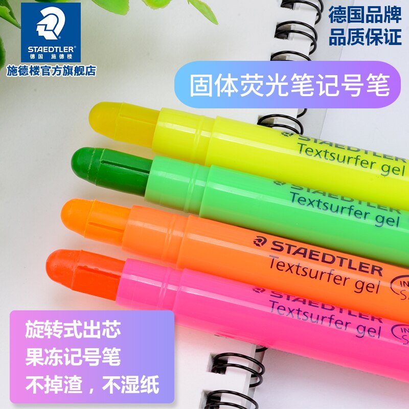 Staedtler 264Textsurfer resaltador de Gel Inkjet-Safe Twist-Línea de Acción ancho 3mm-paquete de 10