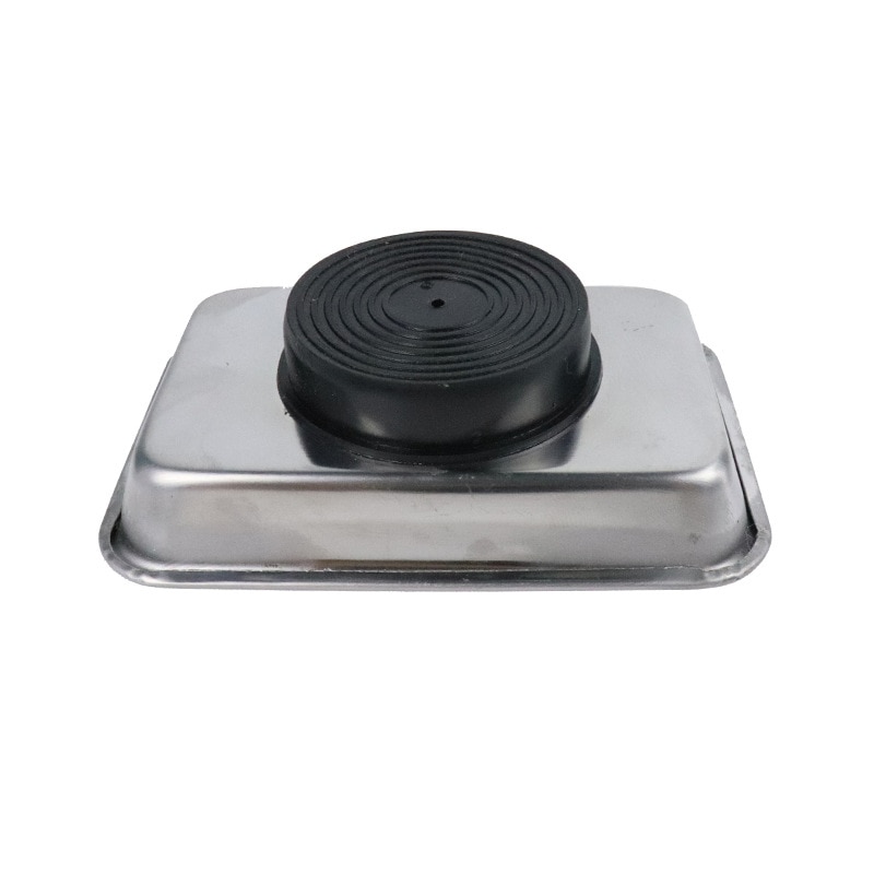 1Pc Magnetic Tray Stainless Steel Circular Square Screw Tray for Automotive Parts Suction Pad Absorb Dish Tools