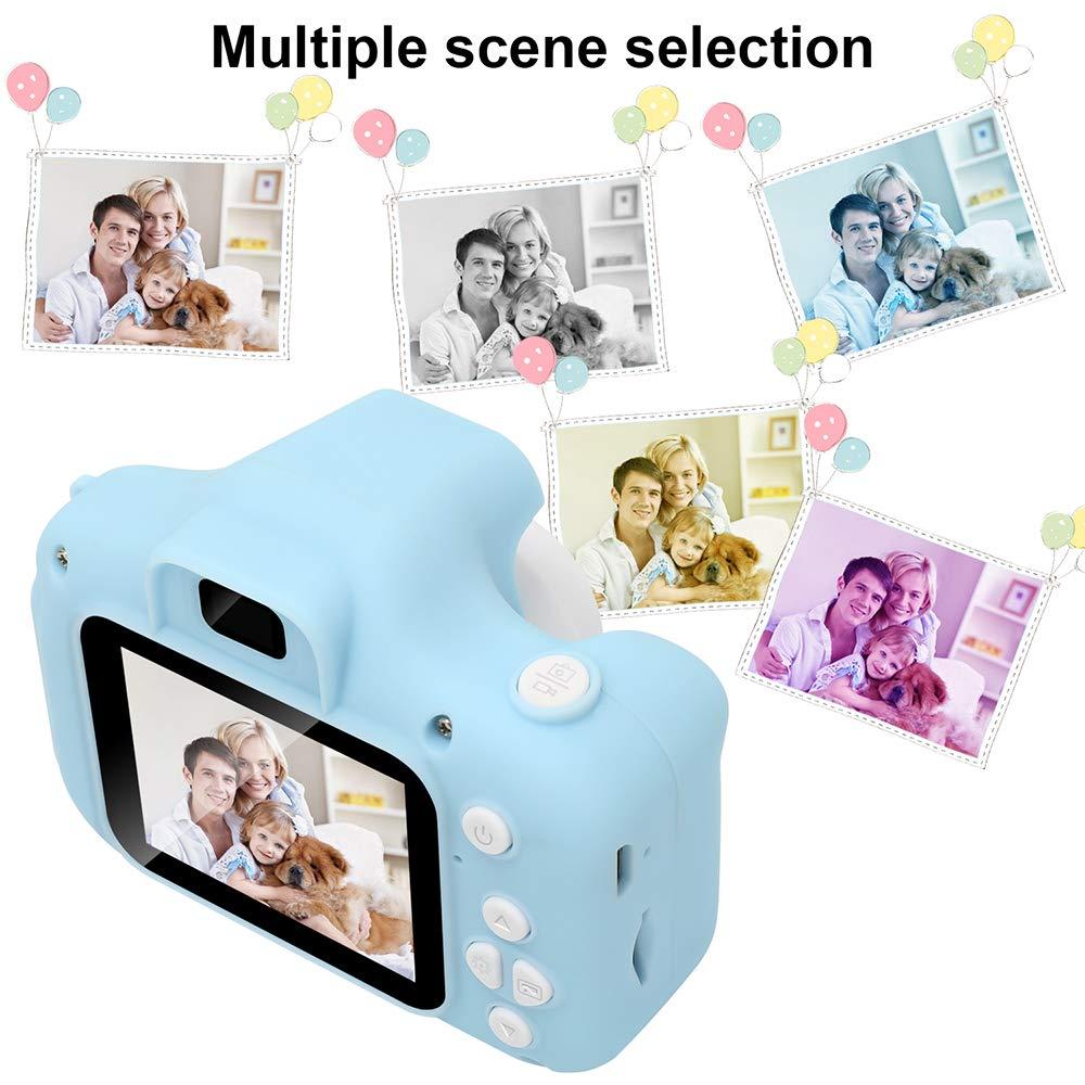 Mini cámara de vídeo Digital para niños, videocámara recargable a prueba de golpes, 8MP, HD, pantalla LCD de 2,0 pulgadas