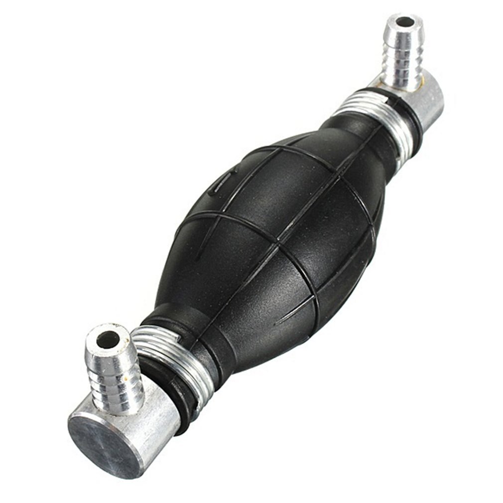 Pompe à Amorçage Manuelle En Caoutchouc 12mm (1/2") Pour Carburant - Marque Uxcell - Argentée - Neuf