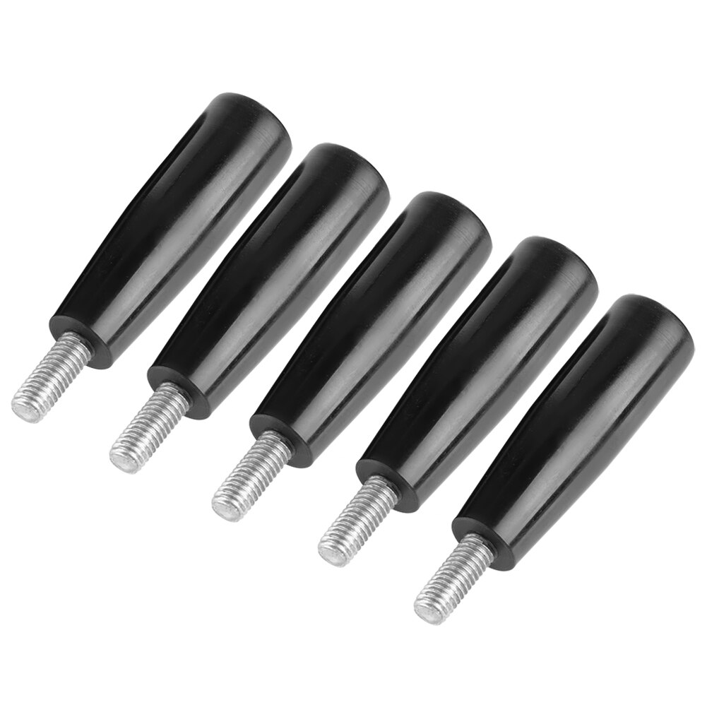 Fresadora cnc, 5 uds., accesorio de repuesto para fresadora de rosca, herramienta de mango de baquelita M8 * 63 mini