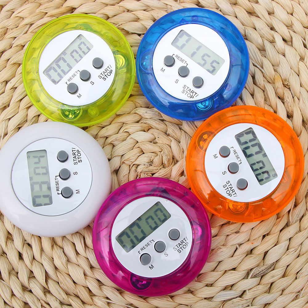 Keuken Digitale Lcd Timer Stop Watch Koken Countdown Klok Alarm Sets Tijd Voor Koken Middagpauze Studie Kappers