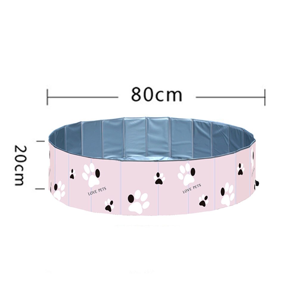 Pet Pool 80 20cm Water Swiming Pool Play 60 20cm Useful Bathing Dog 80 30cm: B-80x20cm