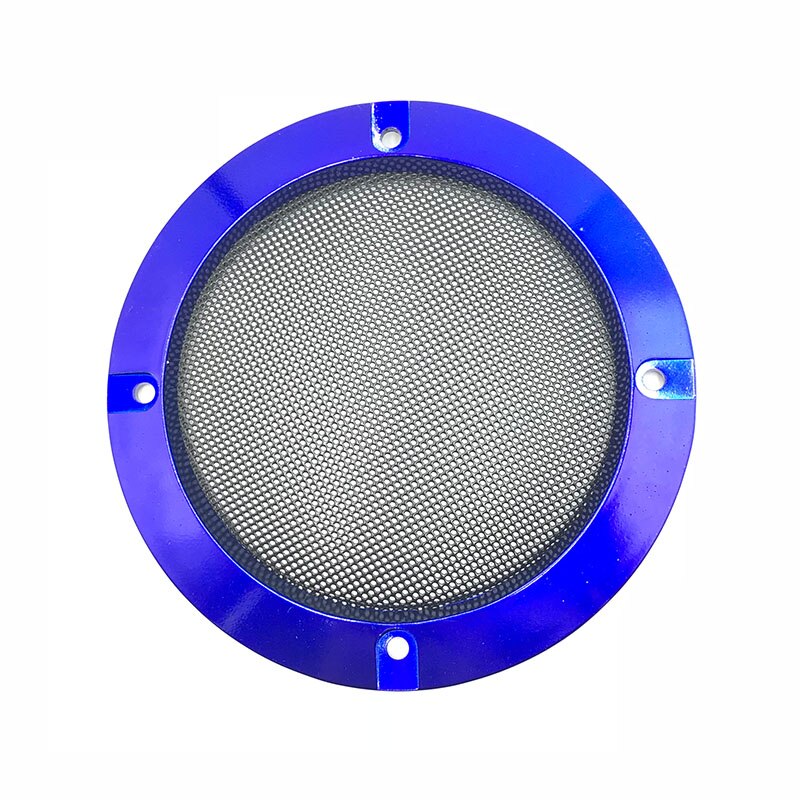 2Pcs 2/3 Inch Speaker Net Cover High-grade Car home mesh enclosure speakers Plastic Frame Metal iron wire Grilles Speaker: 3 inches / Blue