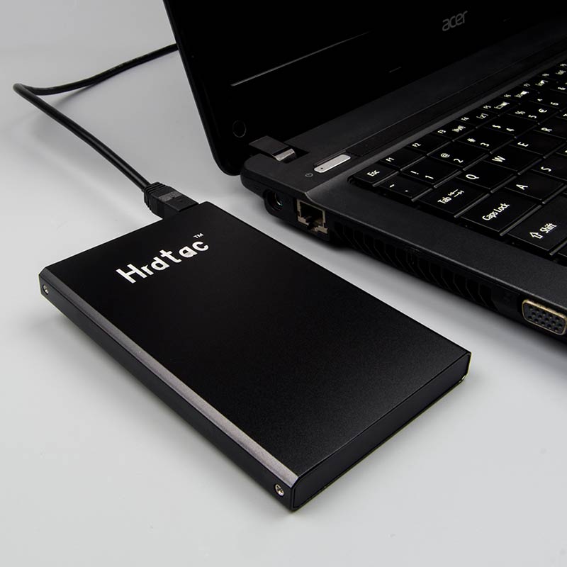 HRDTAC 2.5" Portable External Hard Drive USB 2.0 60GB 80GB 120GB 160GB 250GB 320GB 500GB HDD External HD Hard Disk for PC/Mac: Black / 60GB