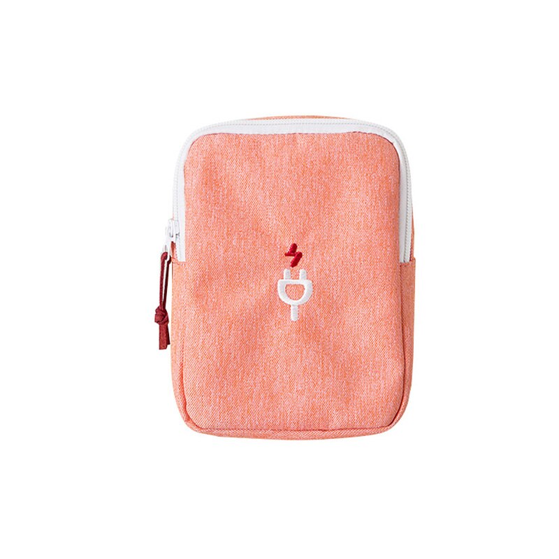 Travel Accessories Storage Bag Multifunction Digital Pouch Case/ Makeup Smartphone Charger Headset Data Cable Finishing Package: Pink