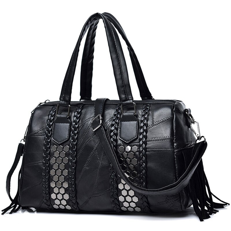 Studded Tassel Handbag Handbag Ladies Messenger Bag Tote