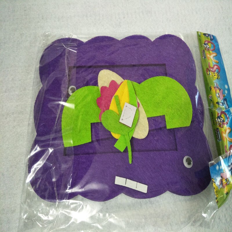Marco de fotos para niños, paquete de fieltro hecho a mano, no tejido, decoración artesanal, paquete de fieltro, 16x13cm, 5 unidades a elegir