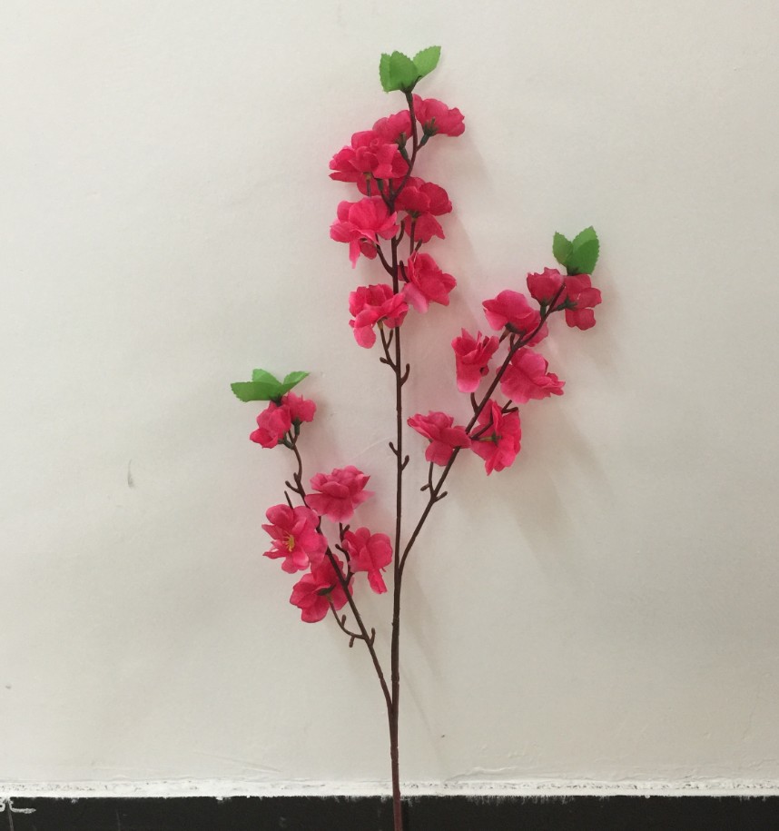 1 stk 65cm gør-det-selv dekorative ferskengren kunstig ferskentræ blomstergren blomst hjemmedekoration bryllup rekvisitter: 1.   65cm