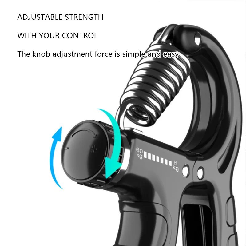 Forearm Strengthener Hand Squeezer Adjustable Resistance Hand Grip Strengthener for Muscle Building Grip Strength Trainer