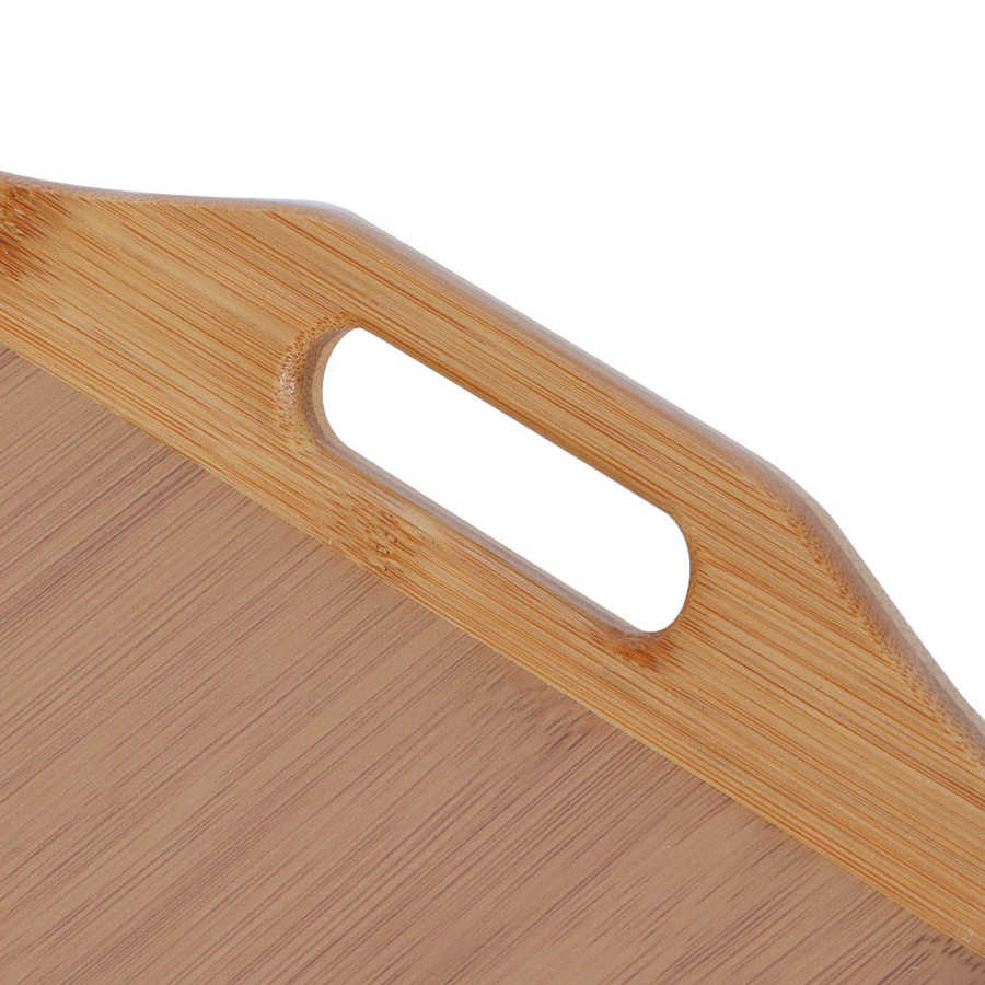 restaurante tray Bamboo Rectangular Tea Tray Coffee Food Drink Serving Table Tray with Handle for Home Party Supplies
