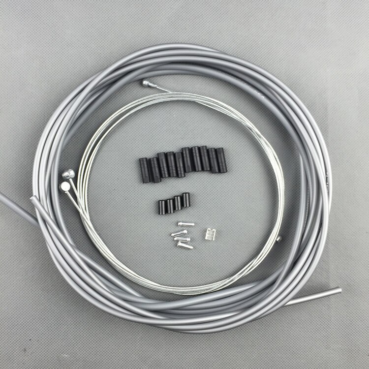 JAGWIRE – Kit de ligne de frein vtt, boîtier de vélo de route, ensemble de câbles de tuyau, Kit de levier de ligne de frein pour shimano Sram,10 couleurs: Gray