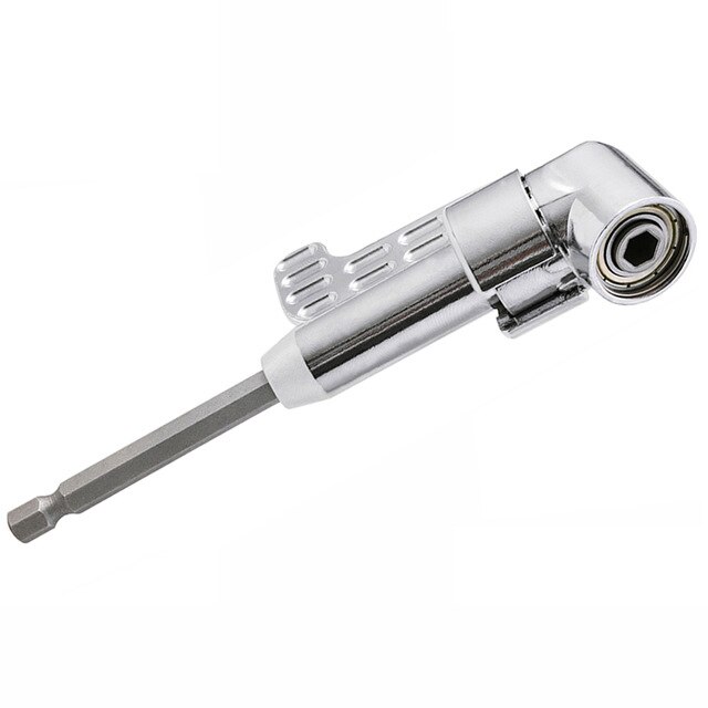Adjustable Screwdriver Bit Angler 90 Degree Electric Angle Universal Right Angle Sleeve Extension Rod Drill Tool: B long style
