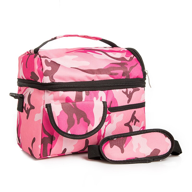 2 lager isolerad kylväska termisk matlåda picknick matförvaring väska bulk parti tillbehör leverans produktartiklar