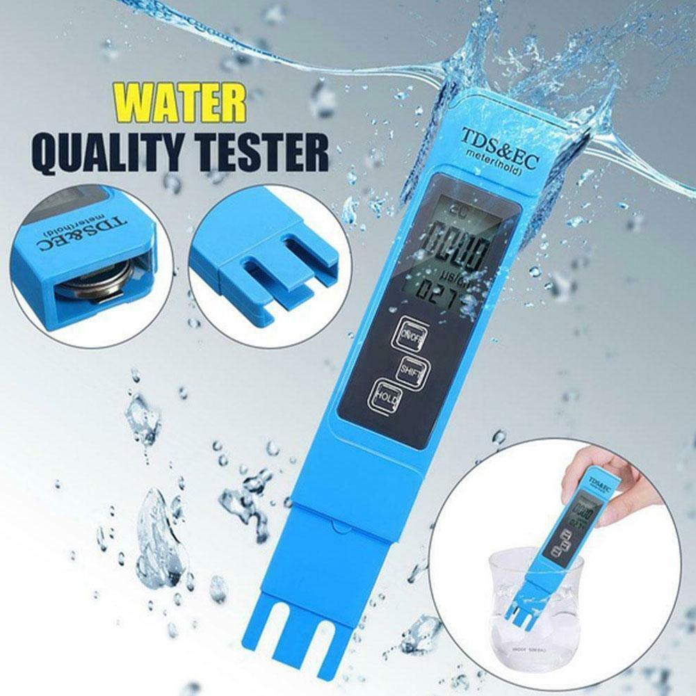 TDS Meter Digital Water Tester Digital 0.0-14.0 PH Meter Filter 0-9990ppm Aquarium TDS&amp;EC Tester LCD Water PPM Purity X8A7