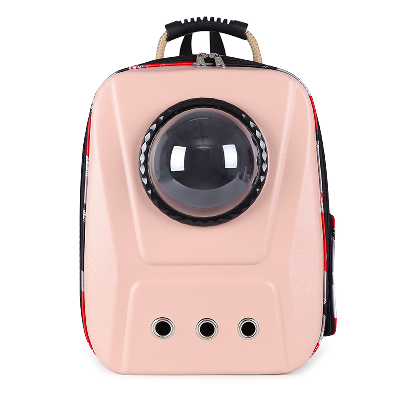 Space Capsule Astronaut Pet Cat Backpack Bubble Window for Kitty Puppy Chihuahua Small Dog Carrier Crate Outdoor Travel Bag Cave: Roze