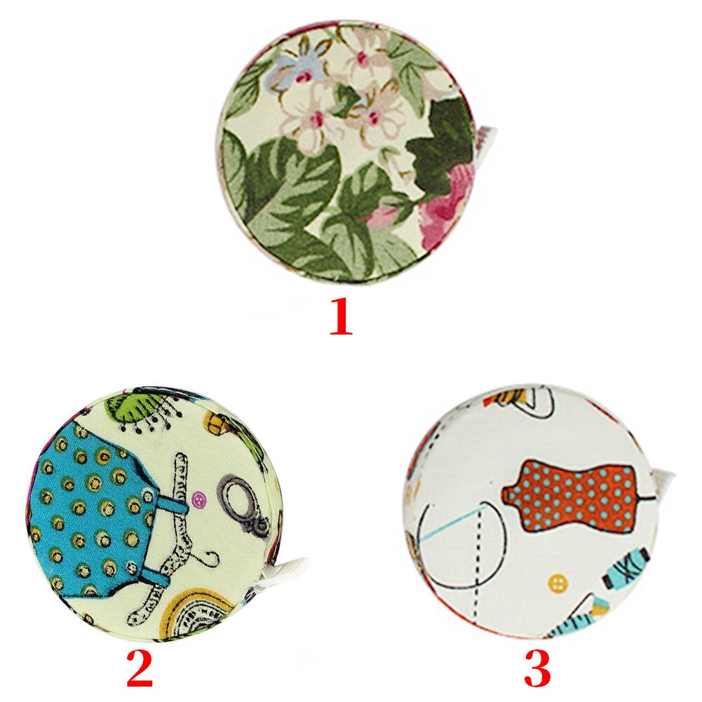 150cm/60in Retractable Portable Accurate Body Fitness Ruler Print RFID Blocking Measuring Sewing Tape Measure