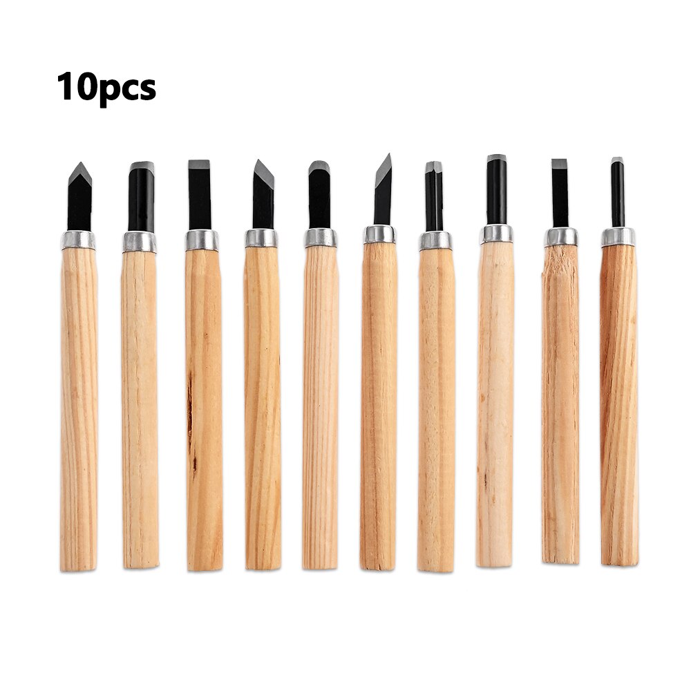 Vastar Wood Carving Chisel Knife 8/10/12 pcs Wood Working Tools Set For Basic and Detailed Multi Purpose Gouges Carpentry Tools
