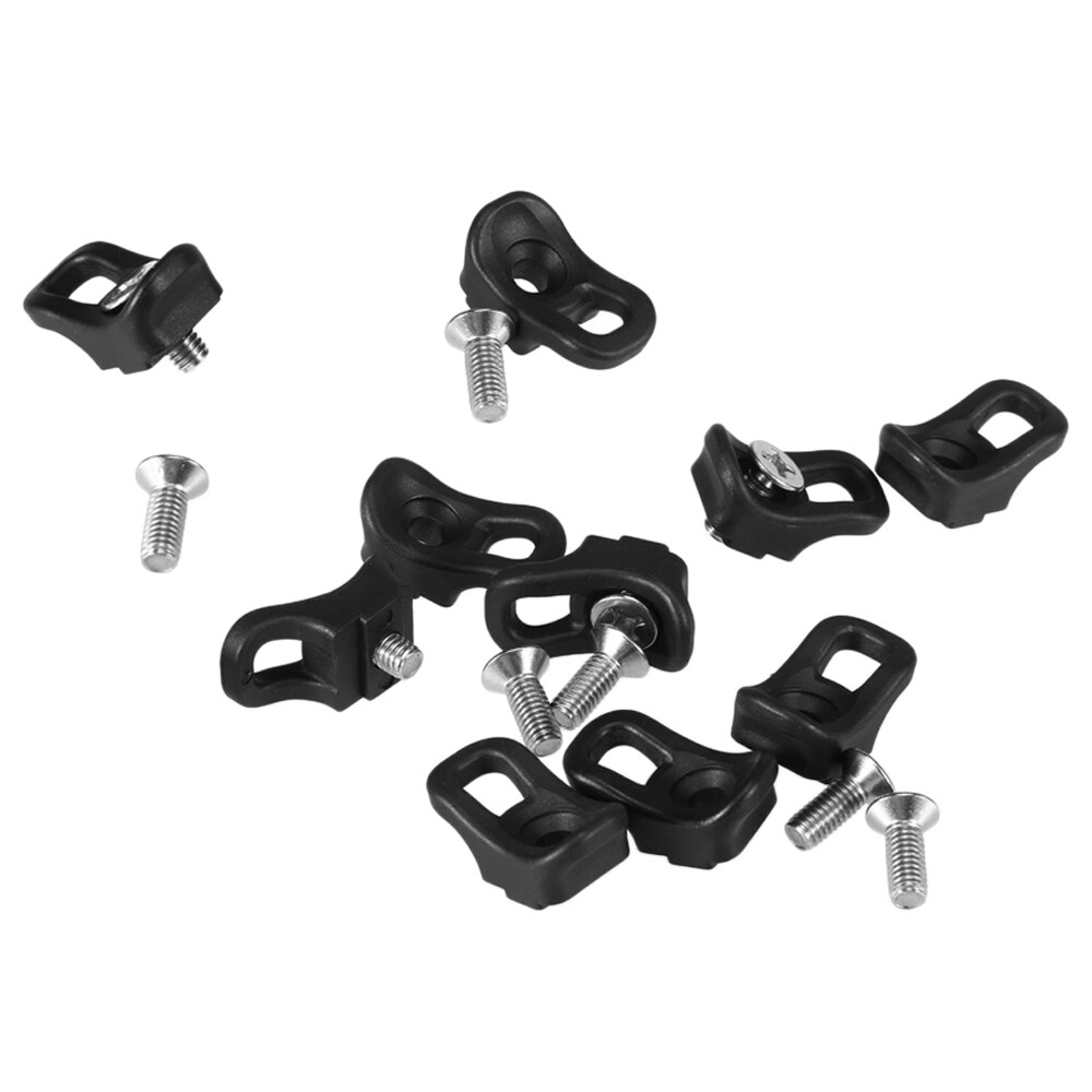 10 Pack Kayak Eyelet Tie Down Loop Deck Fitting Bungee Cord Kit Rigging Outfitting Pad Eye Boat Kayak Accessories