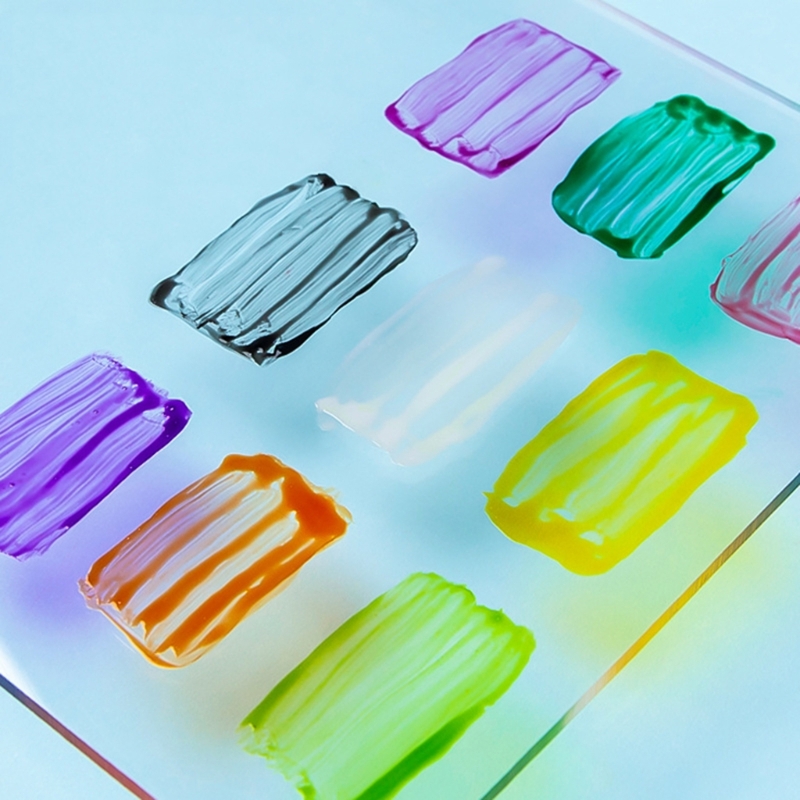 Glasfarbe – transparente Farbe, glänzend, brillante DIY-Bastelfarbe für Glasmalerei