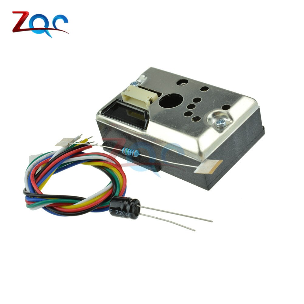 GP2Y1014AU0F Compact Optical Dust Sensor Compatible GP2Y1010AU0F GP2Y1010AUOF Smoke Particle Sensor With Cable