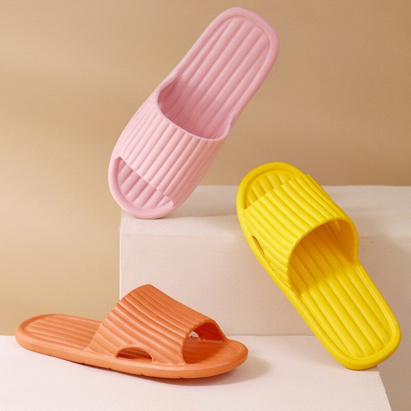 Bathroom Anti-slip Shoes Women Thick Platform Slippers Summer Beach Eva Soft Sole Slide Sandals Leisure Men Ladies Indoor