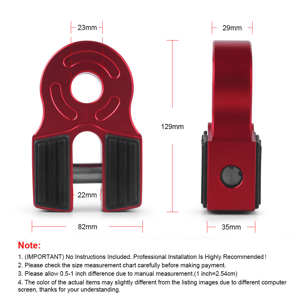 £ 30000 Lier Haak Touw Trekhaak Connector Platte Beugel Mount Montage Voor Tow Haul Truck Atv Utv Winch Lijnen lier Haak