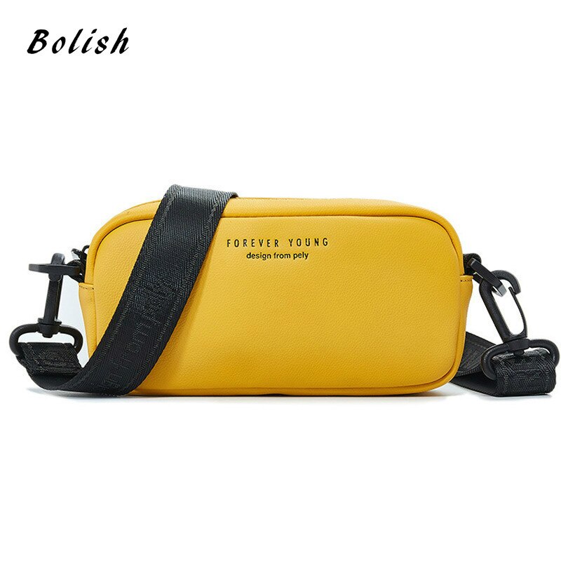 Small Women Shoulder Bag Multi-functional Chest Bag Pack Female Leather Clutch Purse Lady Crossbody Soft Messenger Bag