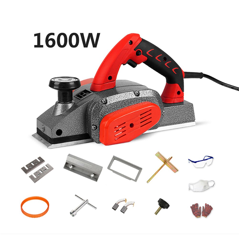 Elektrische Hobel Industrie Klasse Multifunktionale Hobel Holzbearbeitung Tragbare Presse Hobel Hand hobel DIY Energie Werkzeug: 1600W