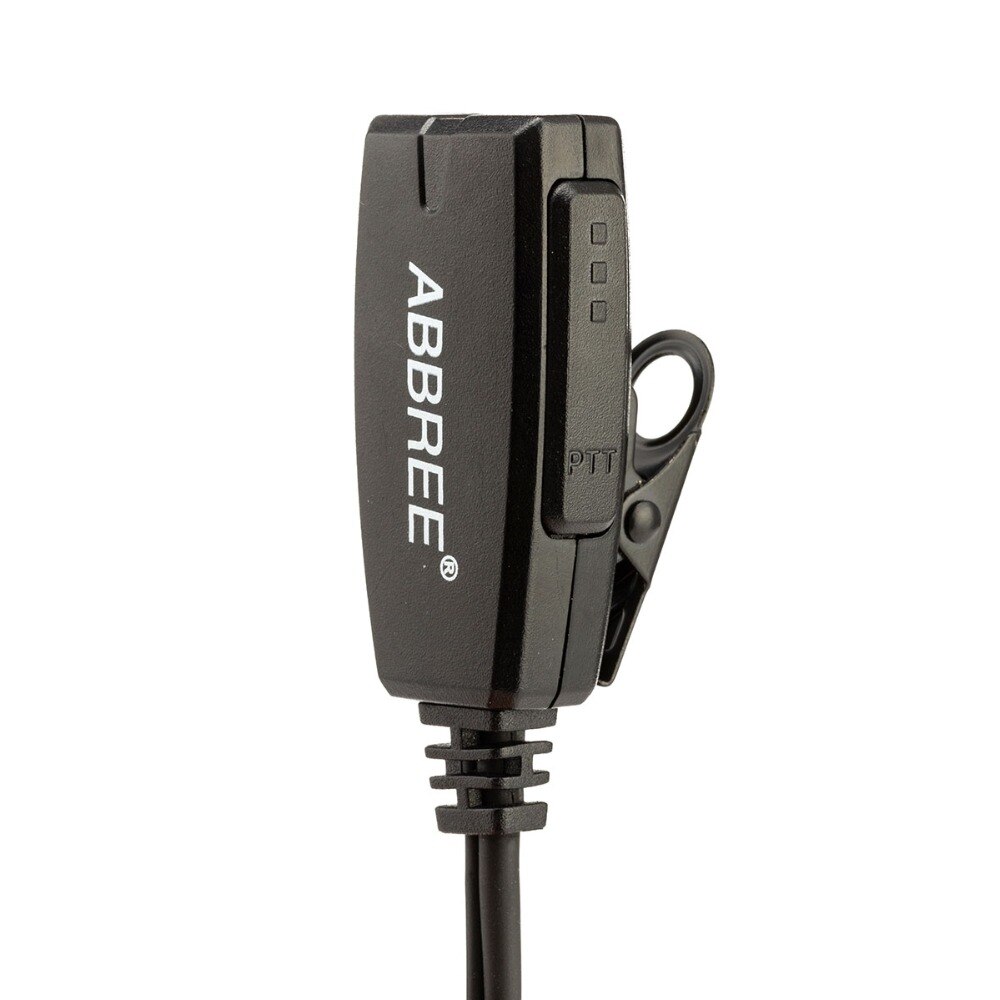 Abbree VOX 2 Pin tubo acústico de aire Auriculares auriculares Para Kenwood $TERM impacto Baofeng UV-5R UV-82 BF-F11 sobre las Wouxun Walkie Talkie Radio de dos vías