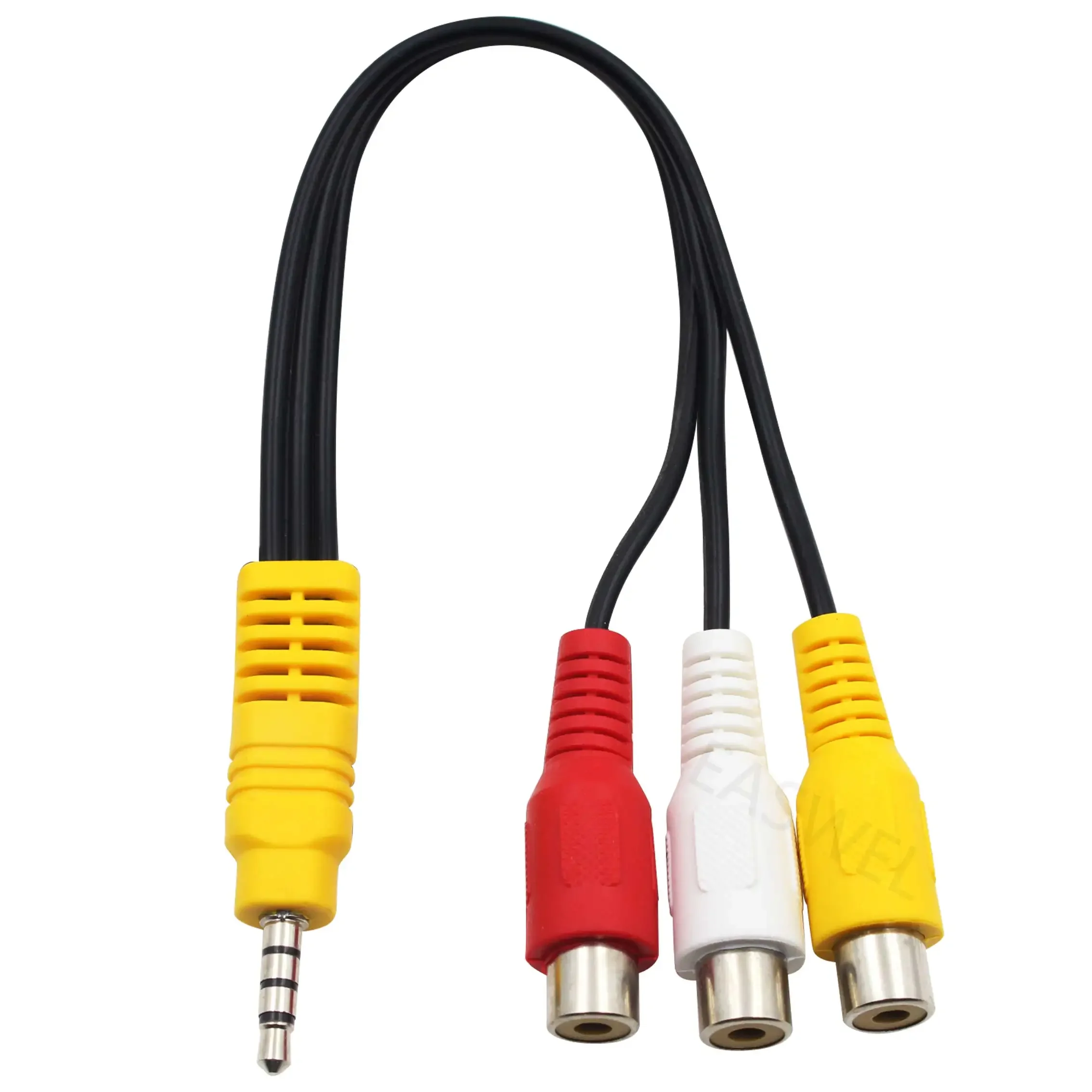 3ft. RCA naar 3,5 mm jack composiet A/V-kabel en 3,5 mm naar RCA audio-video-adapter