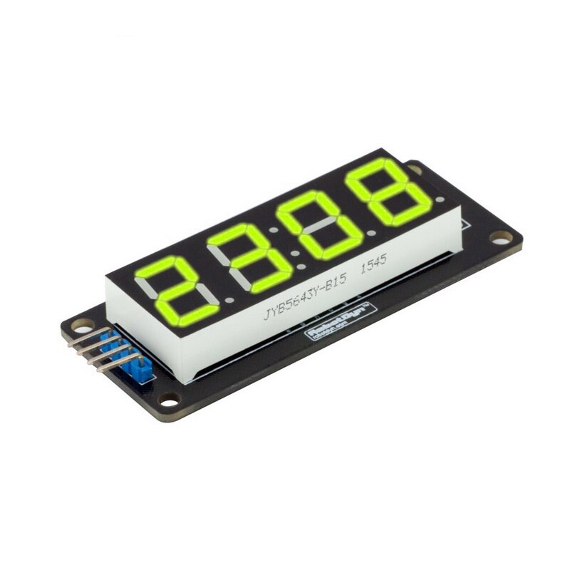TM1637 4-Digit Led Display Buis Digitale Buis Led Display Module 7 Segment Klok Led Display Tube Met Klok 0.36 Inch Display: green