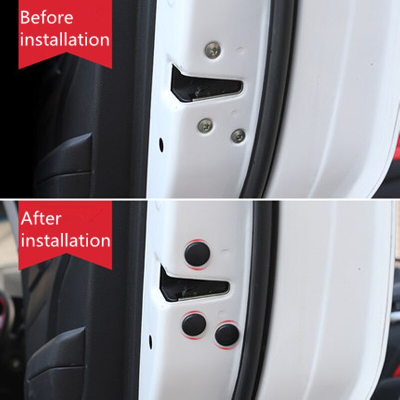 KSTE Car Door Lock 4pcs Pin Button Cap Fit for Mercedes Benz A B E CLA