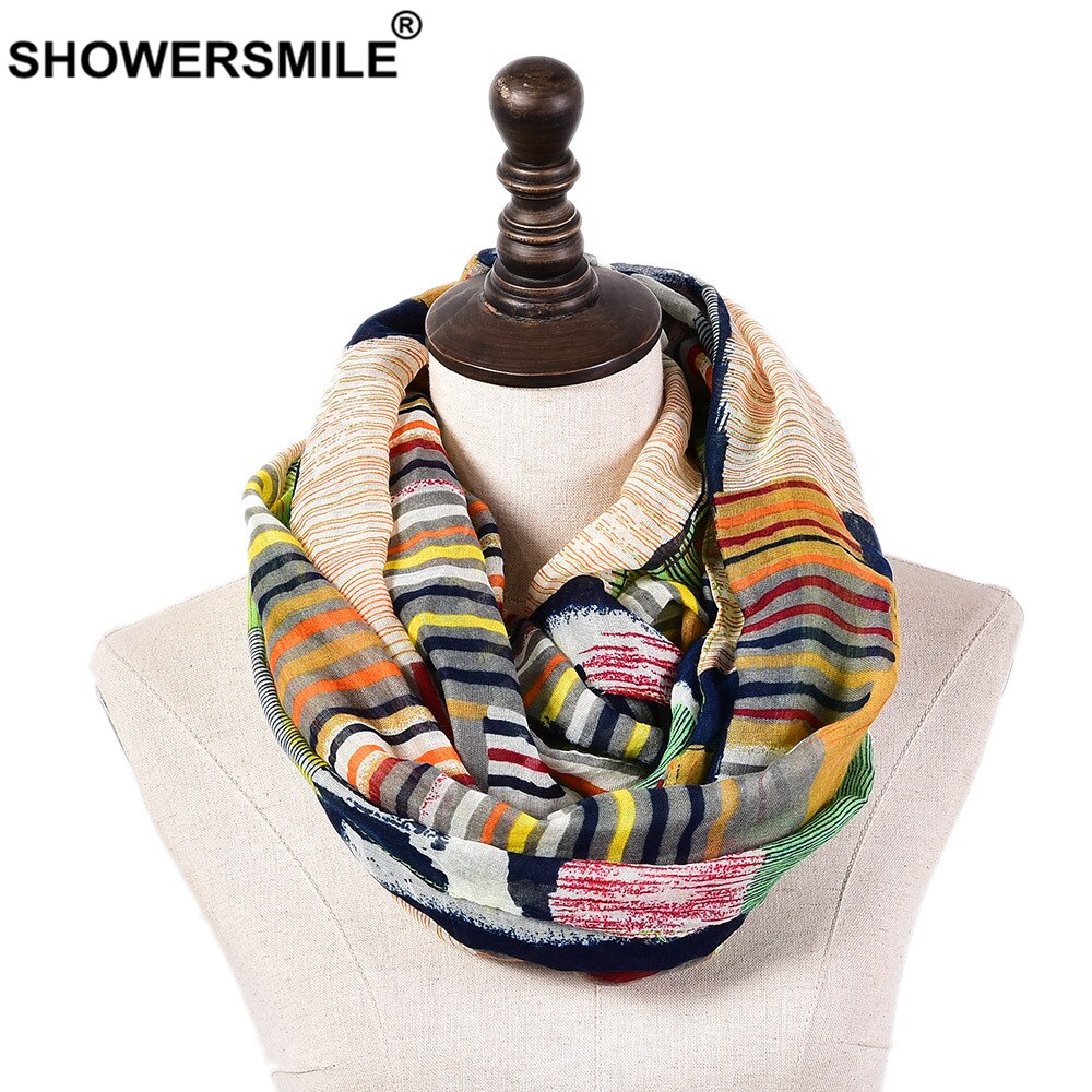 Suihkuhymy huivi naisten sininen tilkkutäkki kaulahuivi naisten huivi sormus muste maalaus naisten huivi asusteet