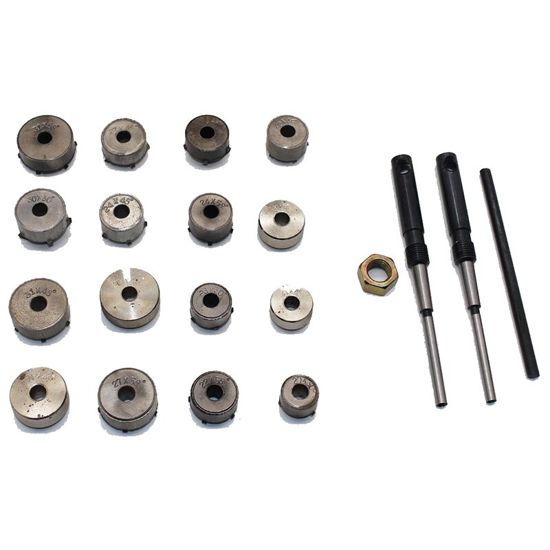 Ventilsete reamer motorsykkel ventil reparasjon forskyvning kuttere ventil verktøy sett