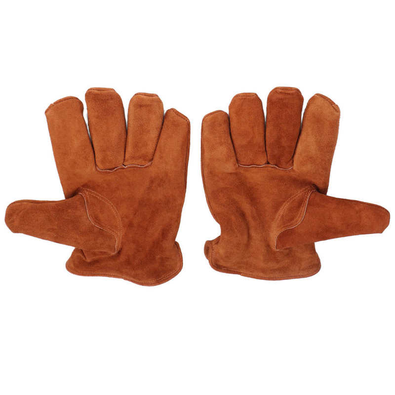 Forge Welding Gloves Barbecue Gloves Snow Cold Proof 1 Pair Wind Proof Waterproof Heat Fire Resistant Puncture Proof for BBQ for