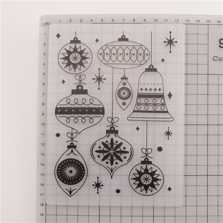 YaMinSanNiO Tree Embossing Folders DIY Making Paper Cards Craft Stencil Scrapbook Template Plastic Transparent Stamps Home Decor: Multi-Colored