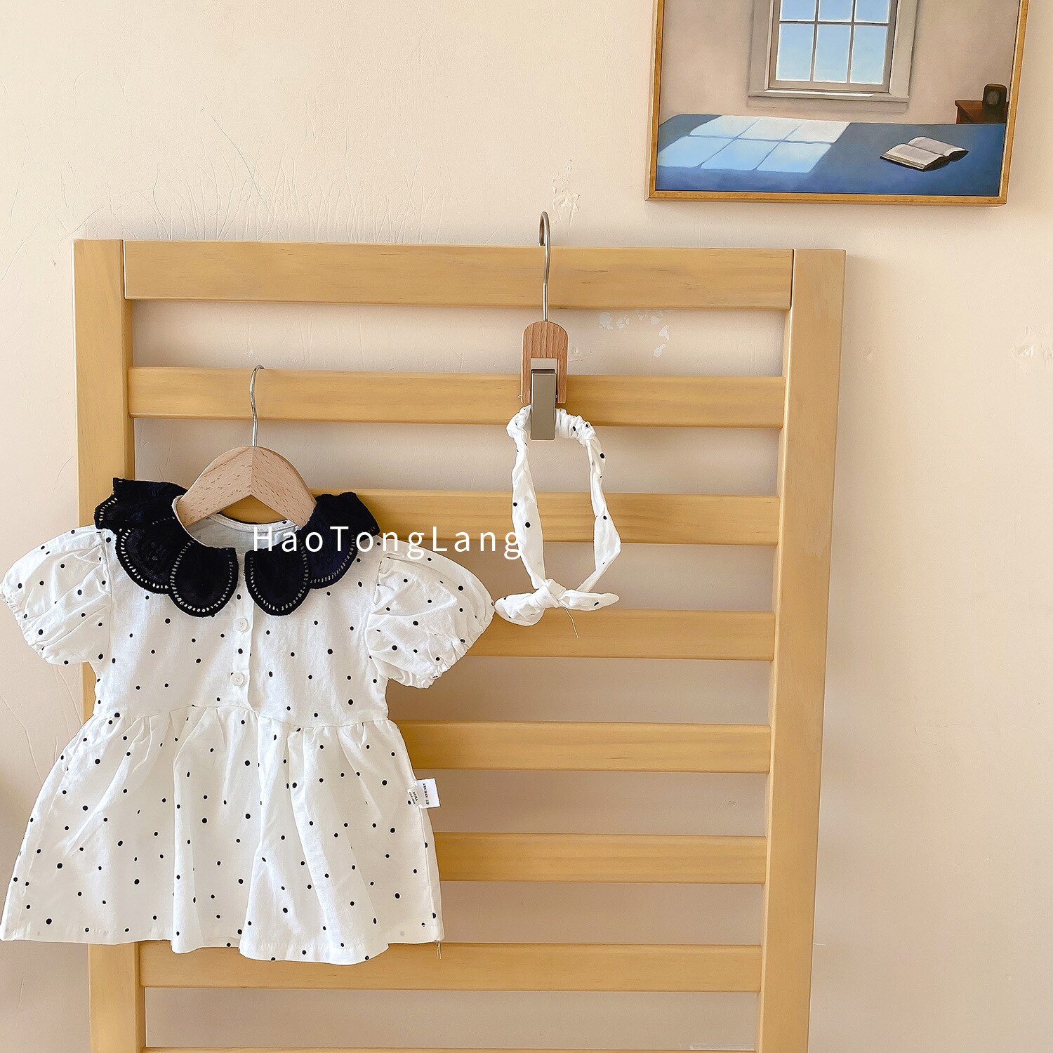 Sommerkleid für eltern und freundlicher, bruder und schwester, süßes kleid für jungen, kurzes kleid für mädchen, hübsches kleid mit haargürtel: Heißes mädchen / 9m