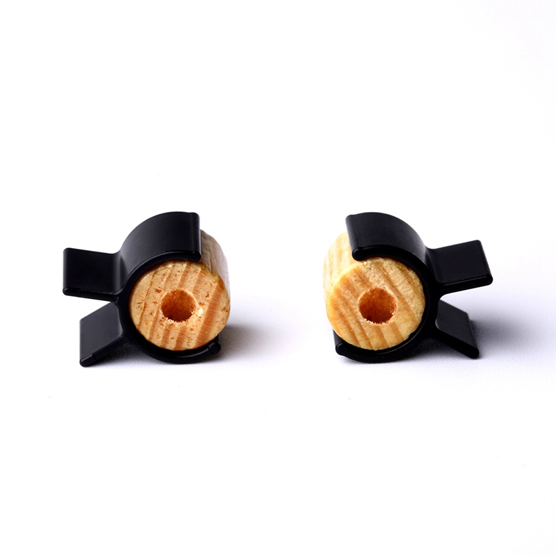 Mannen Salon Snor Styling Sjabloon voor Baard Vormgeven Styling Tool Goede Hout Silicagel Snor Training Wielen
