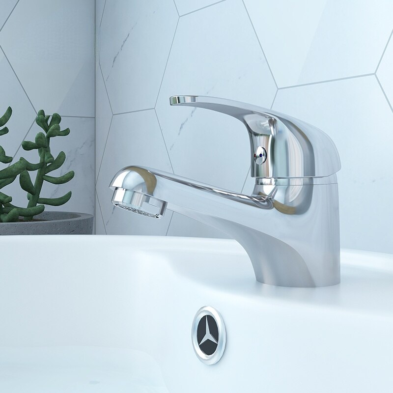 Faucet Washbasin Faucet Small Single Handle Chrome Plated Brass Single Hole Plumbing Faucet Sink Faucet Bathroom Faucet