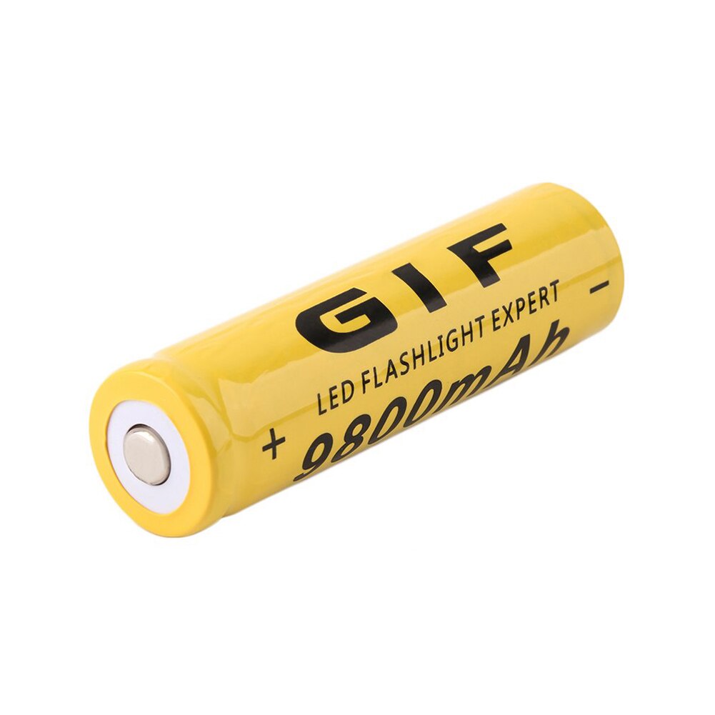 1/2/4/6/8x High Capacity 3.7V 9800mAh GIF 18650 Battery 3.7 Voltage 18650 Rechargeable Lithium Batteries Li Ion 18650 Case