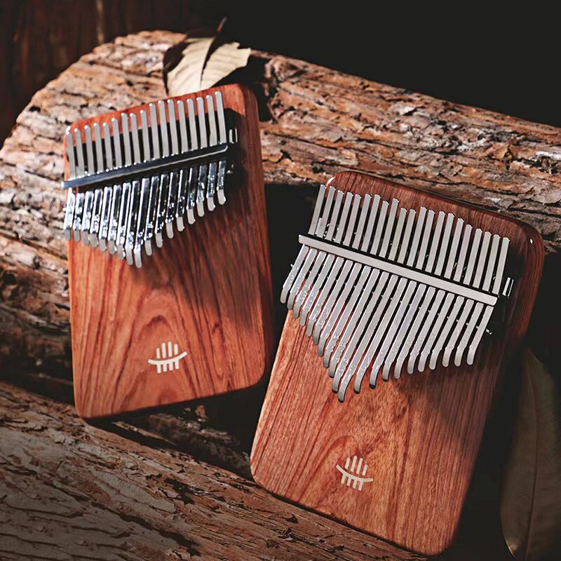 Hluru Kalimba Instrument Duim Piano Zambian Guibourtia Kalimba Mbira Muziekinstrument