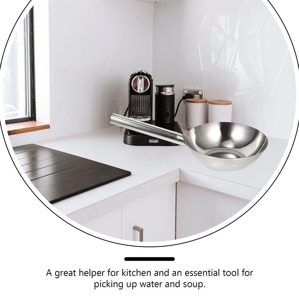 Water Ladle Water Spoon Soup Ladle Stainless Steel Water Scoop for Restaurant Kitchen