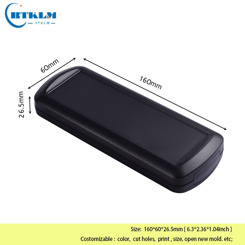 Plastic Enclosure Box Handheld Project Instrument Case Junction Box ABS Housing Electrical Project Box 160*60*26.5mm