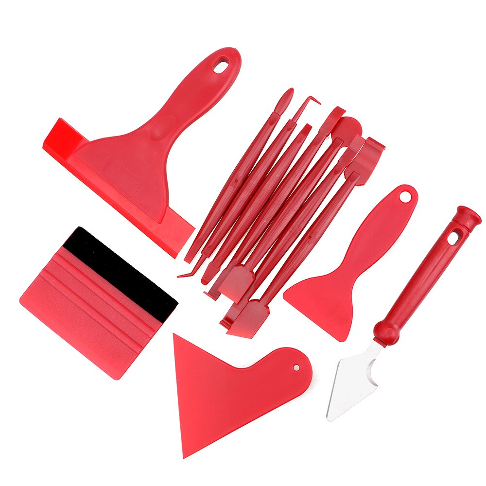 Window Tint Film Corner Blades Car Wrap Film Tools Car Removal Kits Squeegee Scraper Set Trim Removal Tools Repair Tools Kit