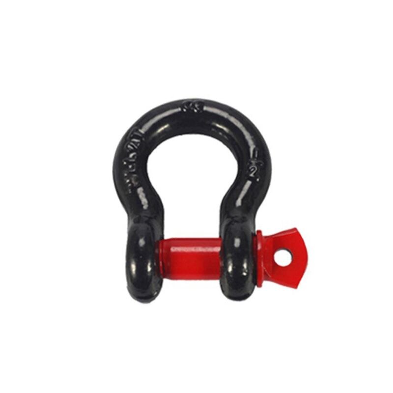 Car 2.0T Bow Steel Shackle Latch D-Ring Shackle With Sheath For SUV Car Accessories: Default Title