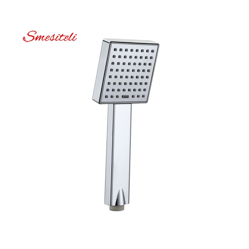 Smesiteli Badkamer Hoge Druk Douchekop Chrome Vierkante Neerslag Handheld Douchekop Water Saving Sproeier