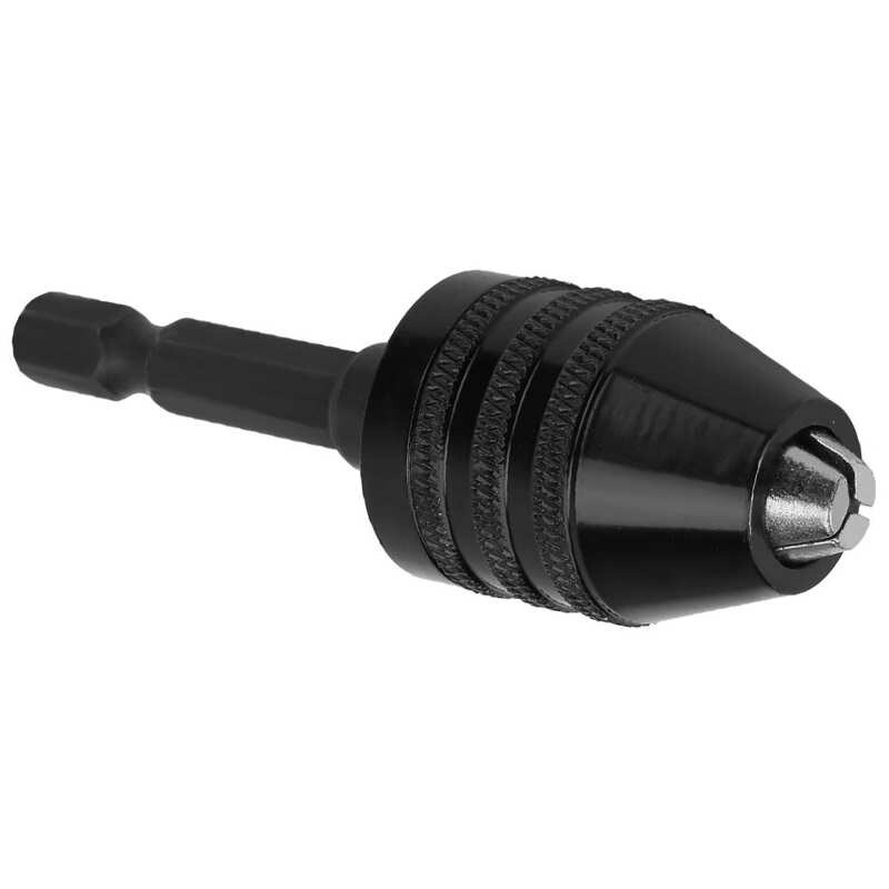 Portabrocas sin llave, rango de sujeción de 0,3-3,6/6,5mm, Portabrocas sin llave, convertidor de cambio rápido, adaptador, herramienta