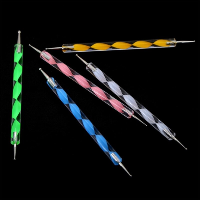 5pcs/set Nail Dotting Pen Set Nail Art practical Tool Dot kit Acrylic Handle Dotter dots for manicure rhinestone picker